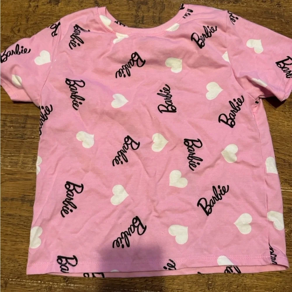 Girls Barbie tee 10/12 NEW